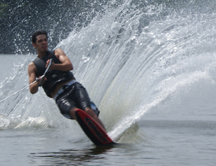 Andrew on Lake Hopatcong